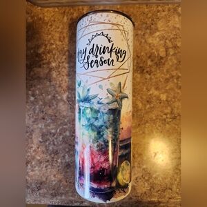 new day drinking season funny 20oz stainless steel Tumbler